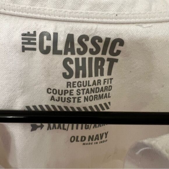 Old Navy White Casual Button Down Shirt - Picture 4 of 4